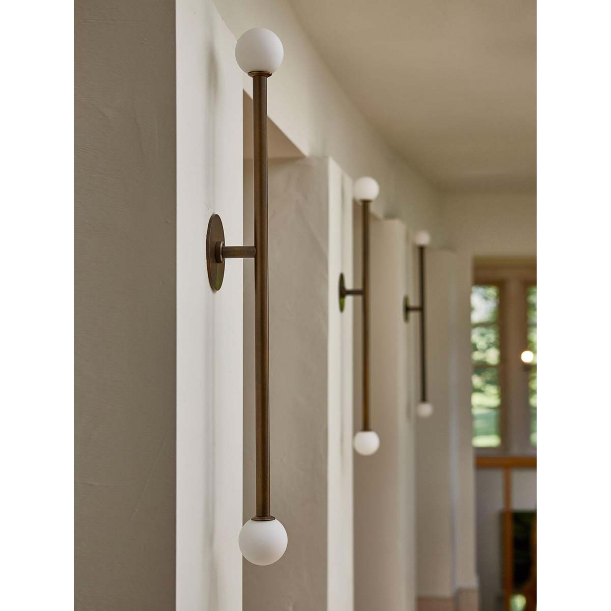 【ALLIED MAKER】 アメリカ・インテリア照明「Brass T2 Sconce」ウォールライト 2灯 カスタムカラー (W77×D102×H839mm)