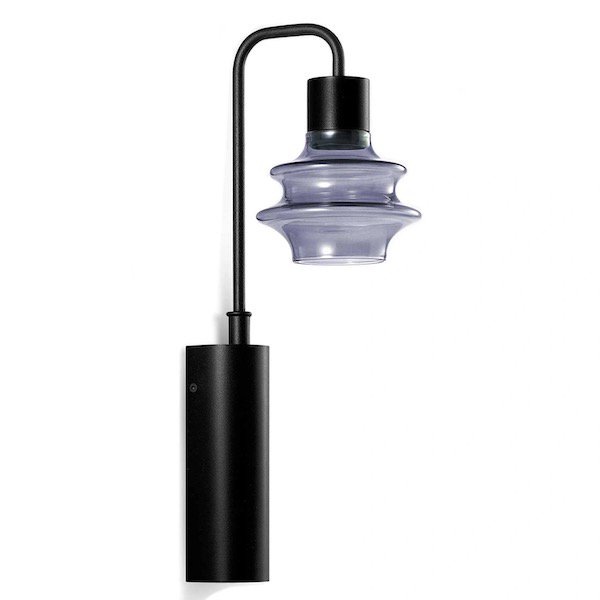 【Bover】 スペイン・インテリア照明「Drop A／02」Blue Glass ／ Clear (W50×D155×H355mm)