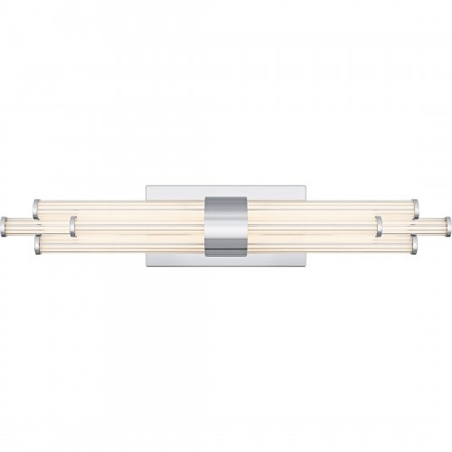 【QUOIZEL】アメリカ・デザイン照明 LED・ウォールライト「Talbott」クローム（W600×D90×H110mm）
