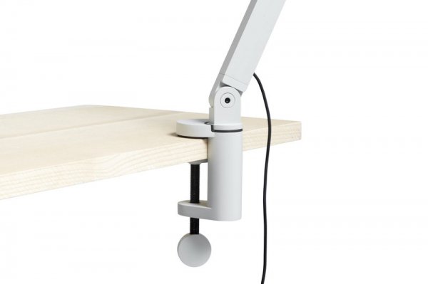 【HAY】「PC table lamp with clamp, single arm, grey」テーブルランプ グレー(W140×D90×H627mm)