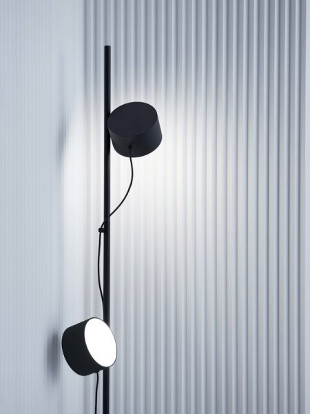 Muuto】「Post floor lamp, black」フロアランプ ブラック(Φ95
