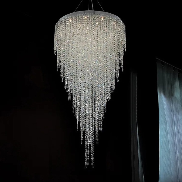 LA LUCE】デザイン照明 クリスタルシャンデリア Bタイプ（φ600／800