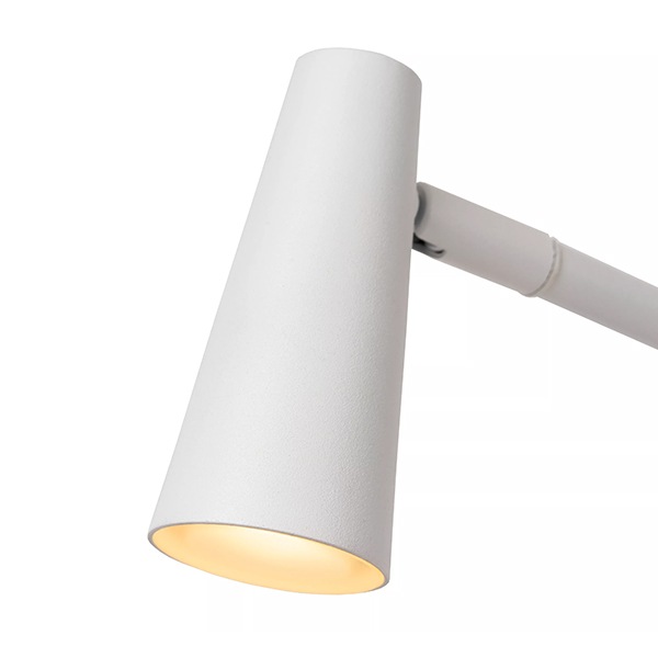 【LUCIDE】ベルギー デザイン照明 充電式テーブルライト「STIRLING」White（W305×H475mm）