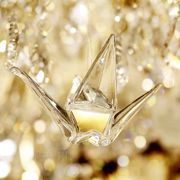 MATS JONASSON マッツ・ヨナソン クリスタル 置物 ツル 鶴 鶴のクリスタルガラスの置物 MATS JONASSON マッツ・ヨナソン