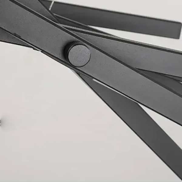 デザイン照明　モダンLEDペンダントライト　ブラック／ホワイト（W480～1900mm）