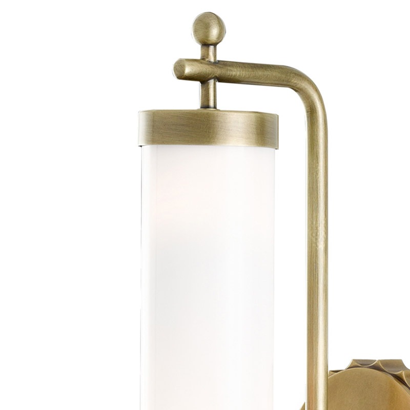 【CURREY】アメリカ・ウォールライト 1灯「Latimer」ゴールド（W120×D170×H500mm）