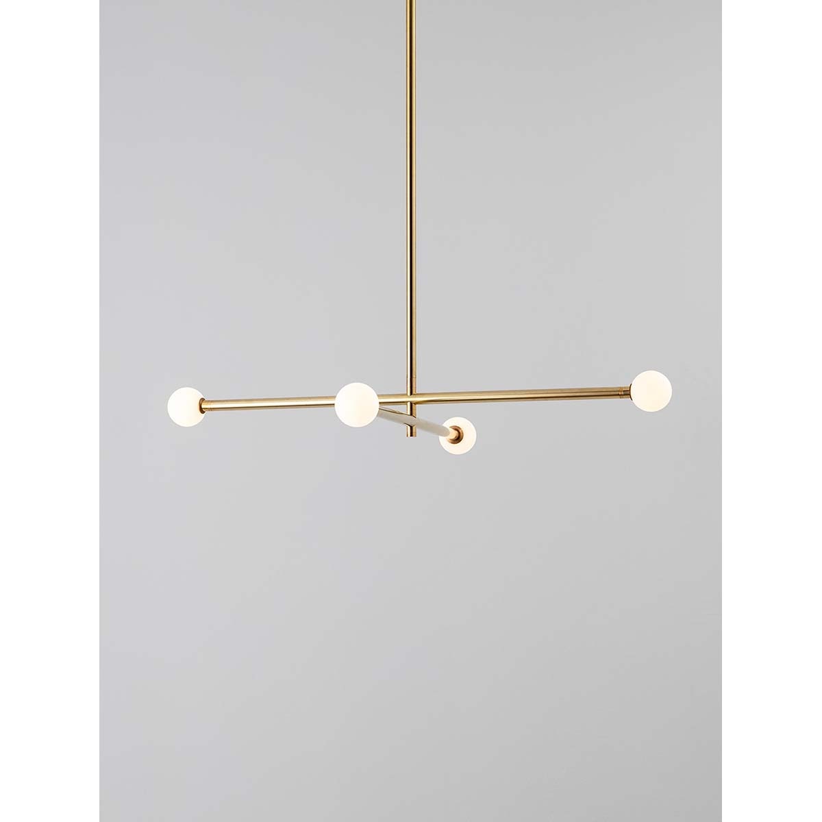 【ALLIED MAKER】 アメリカ・インテリア照明「Brass X4」ペンダントライト 4灯 カスタムカラー (W991×D991×H121mm)