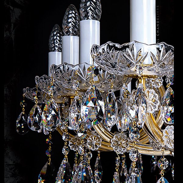 ART GLASS】大型クリスタルシャンデリア「MARIA TEREZIA」40灯(W1520