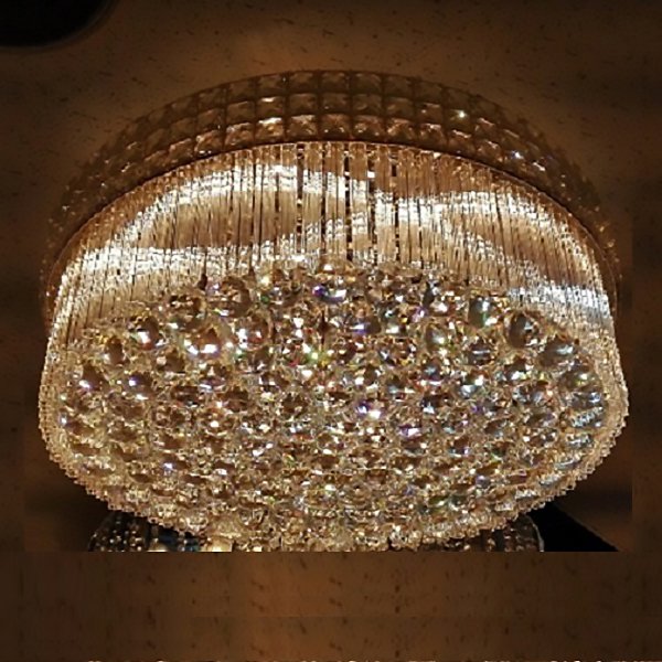 送料無料クリスタルシーリングシャンデリア（８灯）LED電球対応※LED電球別売 シャンデリア CH-08DS LED電球対応 8灯 高級 ボヘミアン