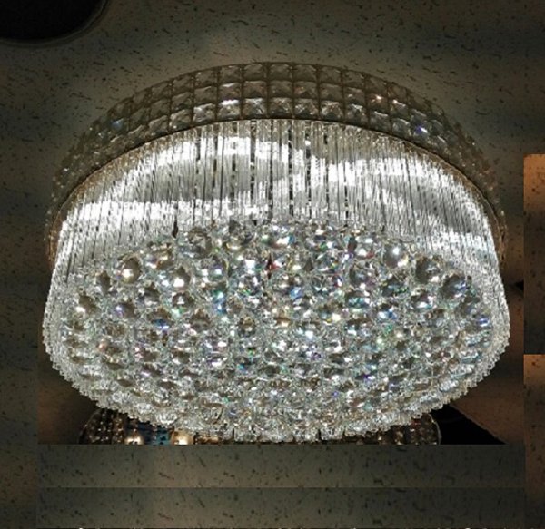 送料無料クリスタルシーリングシャンデリア（８灯）LED電球対応※LED電球別売 シャンデリア CH-08DS LED電球対応 8灯 高級 ボヘミアン