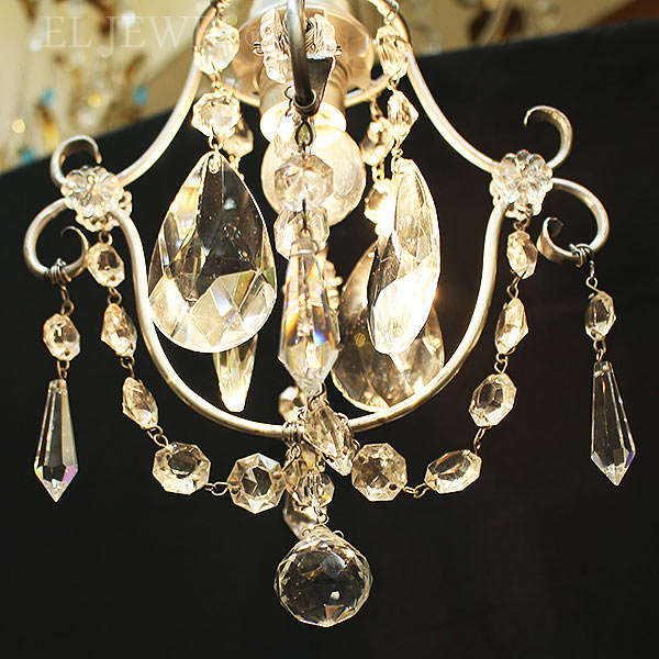 【70％OFF！アウトレット大特価セール】【NORIKO HERRON】デザインシャンデリア「Diamante Mini Silver」1灯(W150×H230mm)