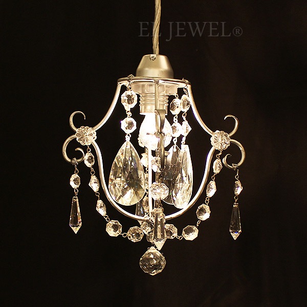 【70％OFF！アウトレット大特価セール】【NORIKO HERRON】デザインシャンデリア「Diamante Mini Silver」1灯(W150×H230mm)
