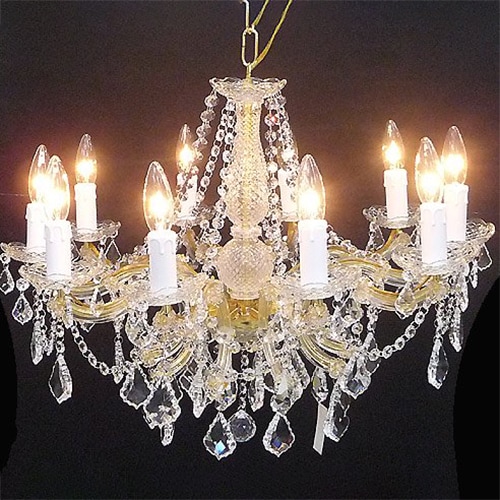 IDC大塚家具 アール・ヌーヴォー風シャンデリア 6灯 IDC大塚家具