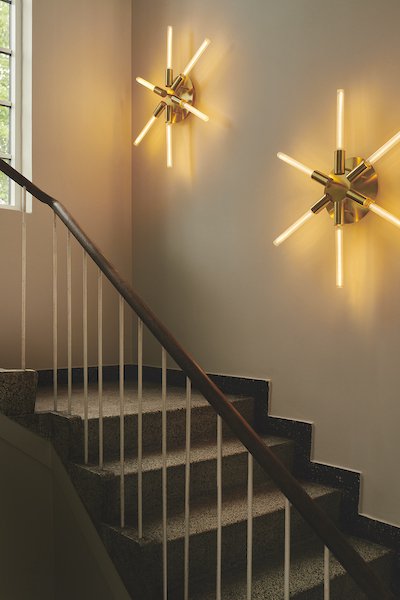 【1台在庫有！】【DESIGN BY US】デンマーク・北欧照明 ウォールライト「Liberty Star – Gold」6灯（200V)（W740×D140×H840mm）