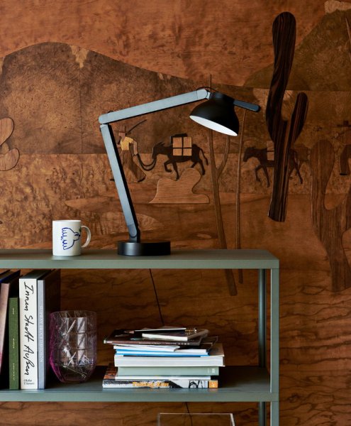 【HAY】「PC table lamp, black」テーブルランプ ブラック(W140×H420／550mm)