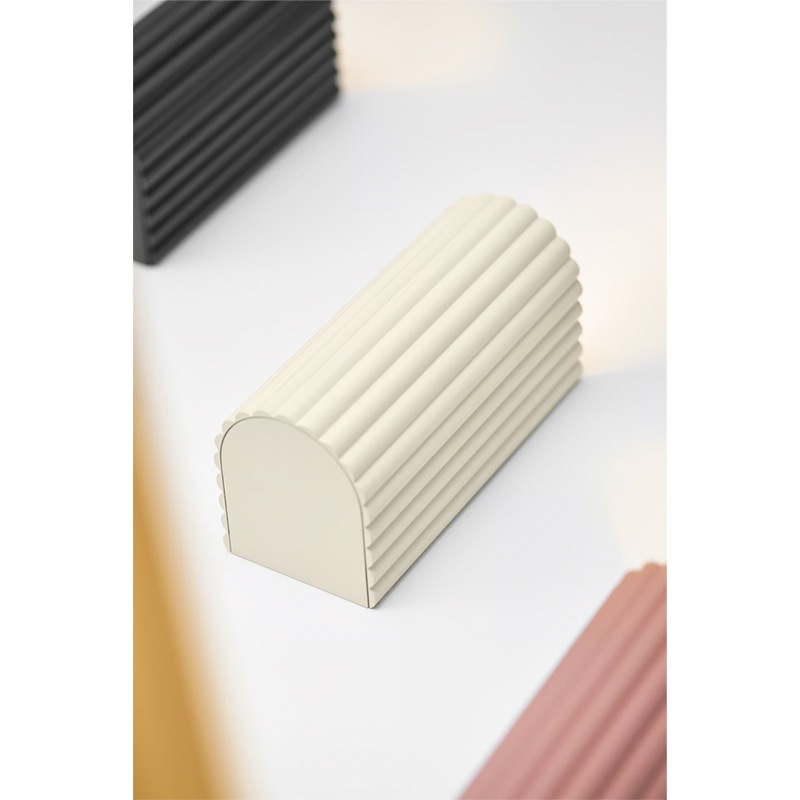 【Pholc】「Donna 15 wall lamp, Linen」ウォールライト（W65×D76×H150mm)