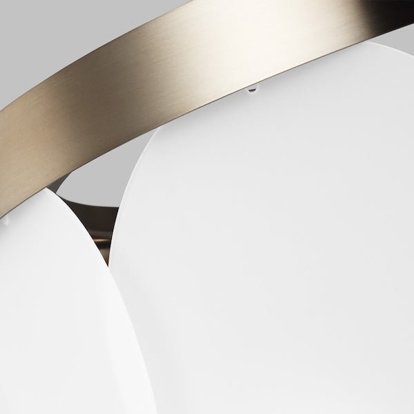 【GENERATION LIGHTING】アメリカ・Sea Gull Collectionペンダントライト「Mellita」6灯 ブラス (Φ534×H394mm)
