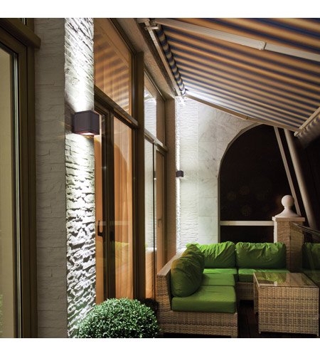 【WAC LIGHTING】ウォールライト「Outdoor Lighting」1灯（L127×W165×H127mm）