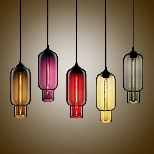 法人様・店舗様限定】カラーガラスシェードペンダントライト1灯
