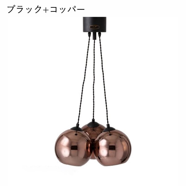 HERMOSA】サンマルコ ペンダントランプ 3灯「SAN MARCO」全2色（W400