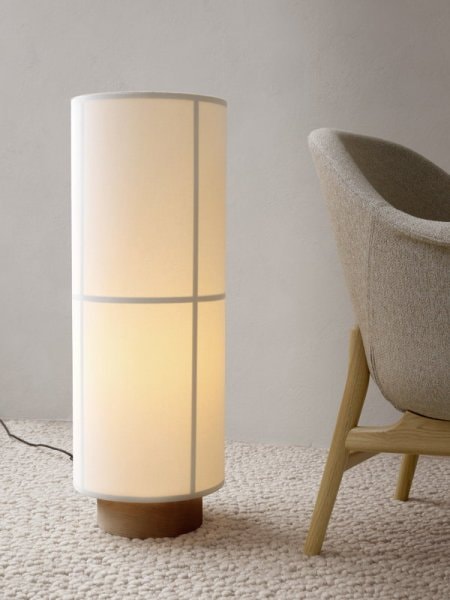 Menu】「Hashira floor lamp」フロアランプ ホワイト(Φ300×H830mm