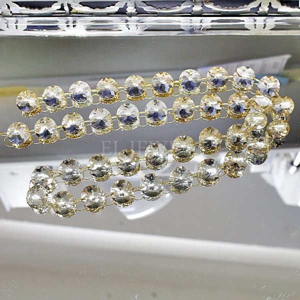 チャイニーズクリスタルラインパーツ (100cm/パーツ経20mm)