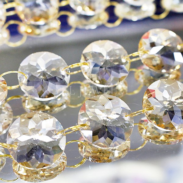 チャイニーズクリスタルラインパーツ (100cm/パーツ経20mm)