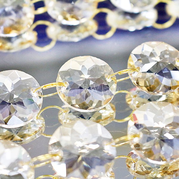 チャイニーズクリスタルラインパーツ (100cm/パーツ経20mm)