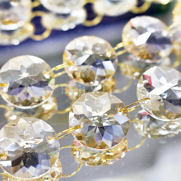 チャイニーズクリスタルラインパーツ (100cm/パーツ経20mm)