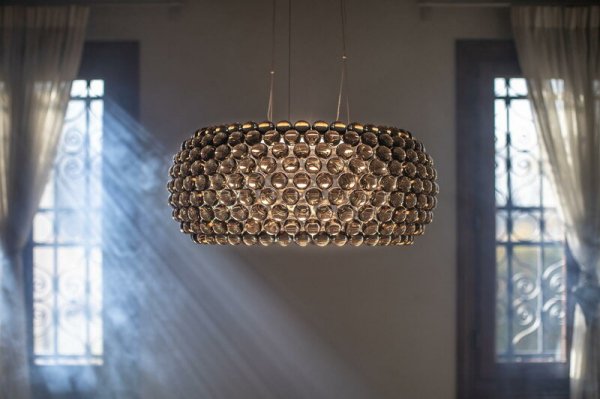 Foscarini】「Caboche Plus pendant, large, dimmable, grey」デザイン