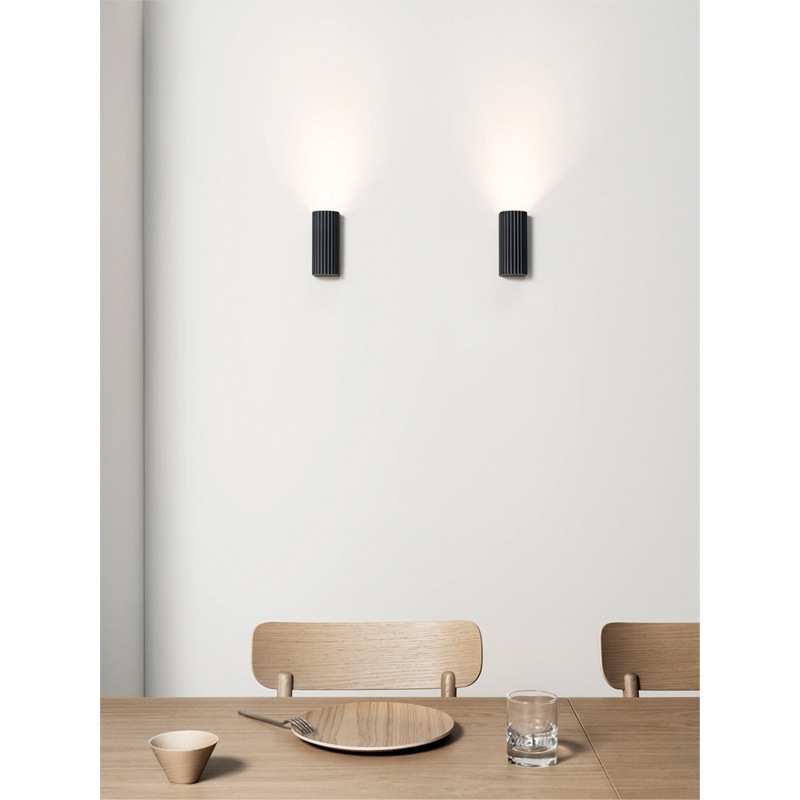 【Pholc】「Donna 15 wall lamp, Black ink」ウォールライト(W65×D76×H150mm)