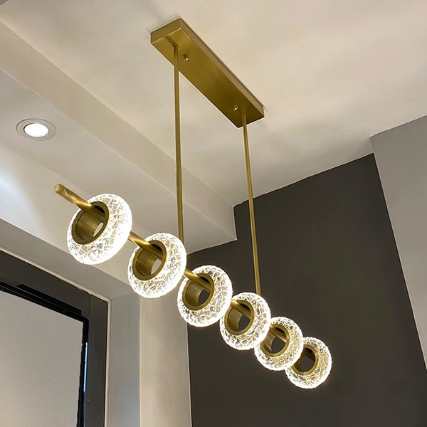 デザイン照明 LEDペンダントライト 6灯（W850×H110mm） | EL JEWEL