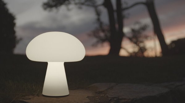 【GUBI】北欧デザイン照明「Obello table lamp, frosted glass」テーブルライト(Φ220×H240mm)
