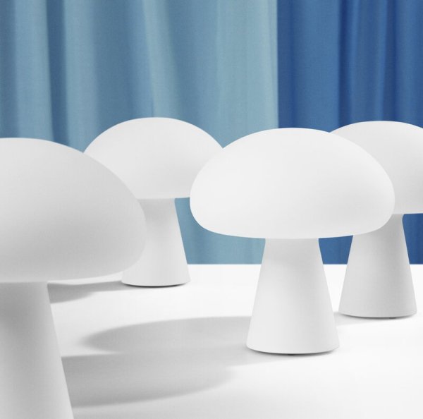 【GUBI】北欧デザイン照明「Obello table lamp, frosted glass」テーブルライト(Φ220×H240mm)