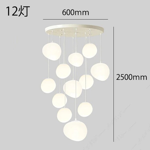 美品　ペンダントライト3個　購入時15800円 モダン照明 シーリングペンダントライト 3～25灯（W300～800mm×H1000