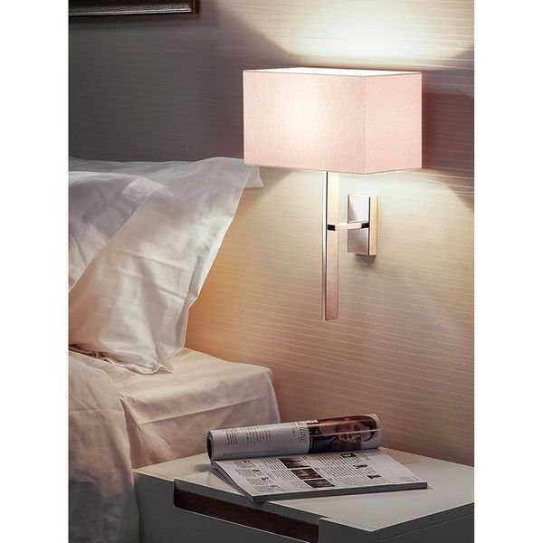 【廃番】【MARETTI】オランダ・シェードウォールライト「HILTON」1灯 CHROME（W270×D155×H405mm）