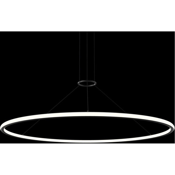 【Sonneman】アメリカ・デザイン照明 ペンダントライト「Luna LED 61.5 inch」2灯・サテンブラック（W1562×H38mm）