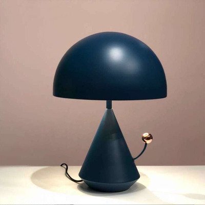 【リーズナブル】LEDテーブルライト ダークブルー/ピンク （D300mm×H430mm） 