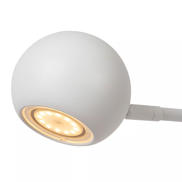【LUCIDE】ベルギー デザイン照明 充電式テーブルライト「COMET」White（W302×H496mm）
