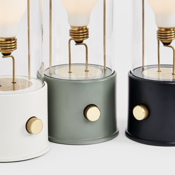 【Tala】北欧デザイン照明「The Muse portable lamp, Candlenut White」テーブルライト(Φ125×H338mm)