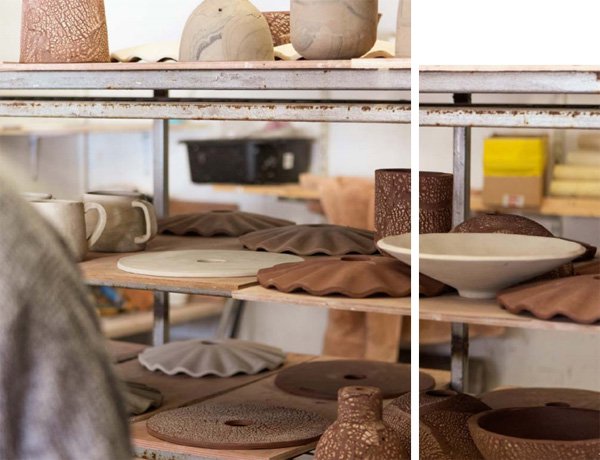 【Mullan】アイルランド・「KAPOK」オーガニックセラミックペンダントライト1灯・RED IRON(W270×H95mm)