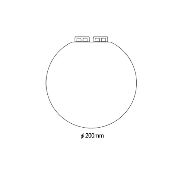 【VIBIA】 スペイン・ショップレール照明「Circus」スポットライト　ブラック／ベージュ（φ200mm）