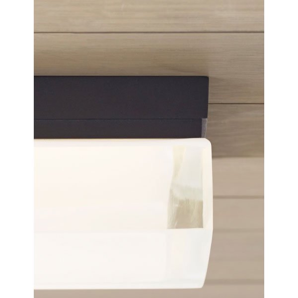 【TECH LIGHTING】アメリカ・スクエア型シーリングライト「BOXIE」L・1灯Antique Bronze（W230×L230×H56mm）