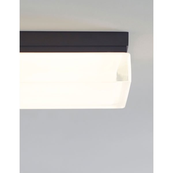 【TECH LIGHTING】アメリカ・スクエア型シーリングライト「BOXIE」L・1灯Antique Bronze（W230×L230×H56mm）