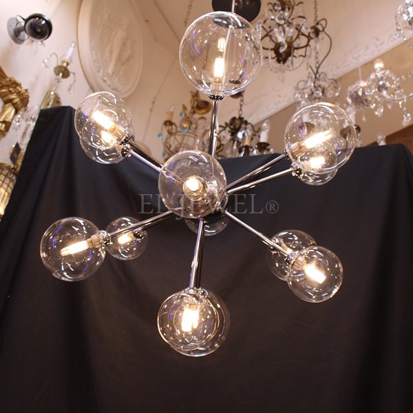 バブルシャンデリア　13灯　LED対応　ペンダントライト シャンデリア 13灯 LED対応 ペンダントライト シーリングライト