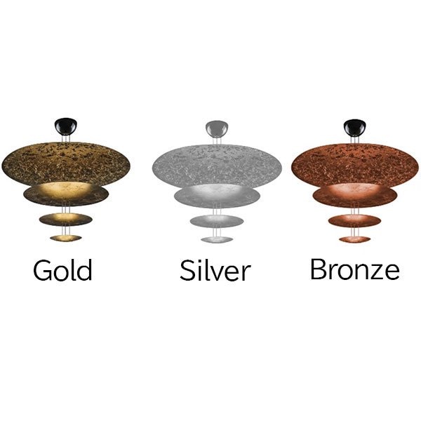 インテリア照明 ペンダントライト ゴールド／シルバー／ブロンズ