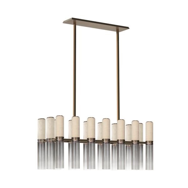 【MARETTI】オランダ・シーリングペンダントライト「INFINITO」16灯  BRONZE（W1160×D440×H507mm）