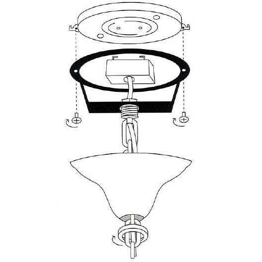 【部材】埋め込みローゼットタイプ/引っ掛けシーリング用シーリングカップ(耐荷重10kgまで)