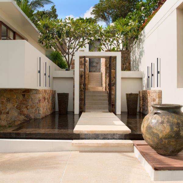 【ET2】アメリカ・アウトドアウォールライト「ALUMILUX LINE」2灯（W40×D60×H1300mm）