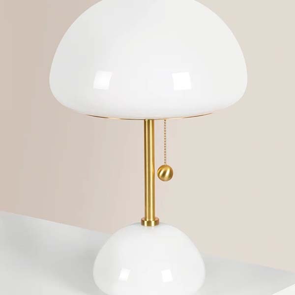 【MITZI】アメリカ・モダンテーブルライト「Cortney」1灯・ホワイト（Φ299×H464mm）